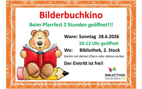 Bilderbuchkino Pfarrfest 2026